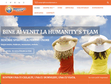 Tablet Screenshot of humanitysteam.ro